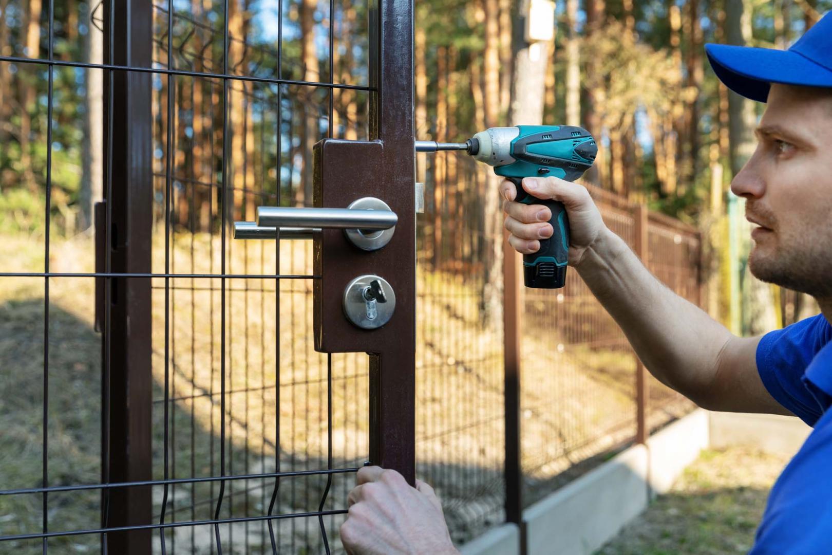 Installation de grilles de protection Sainte-Anne
